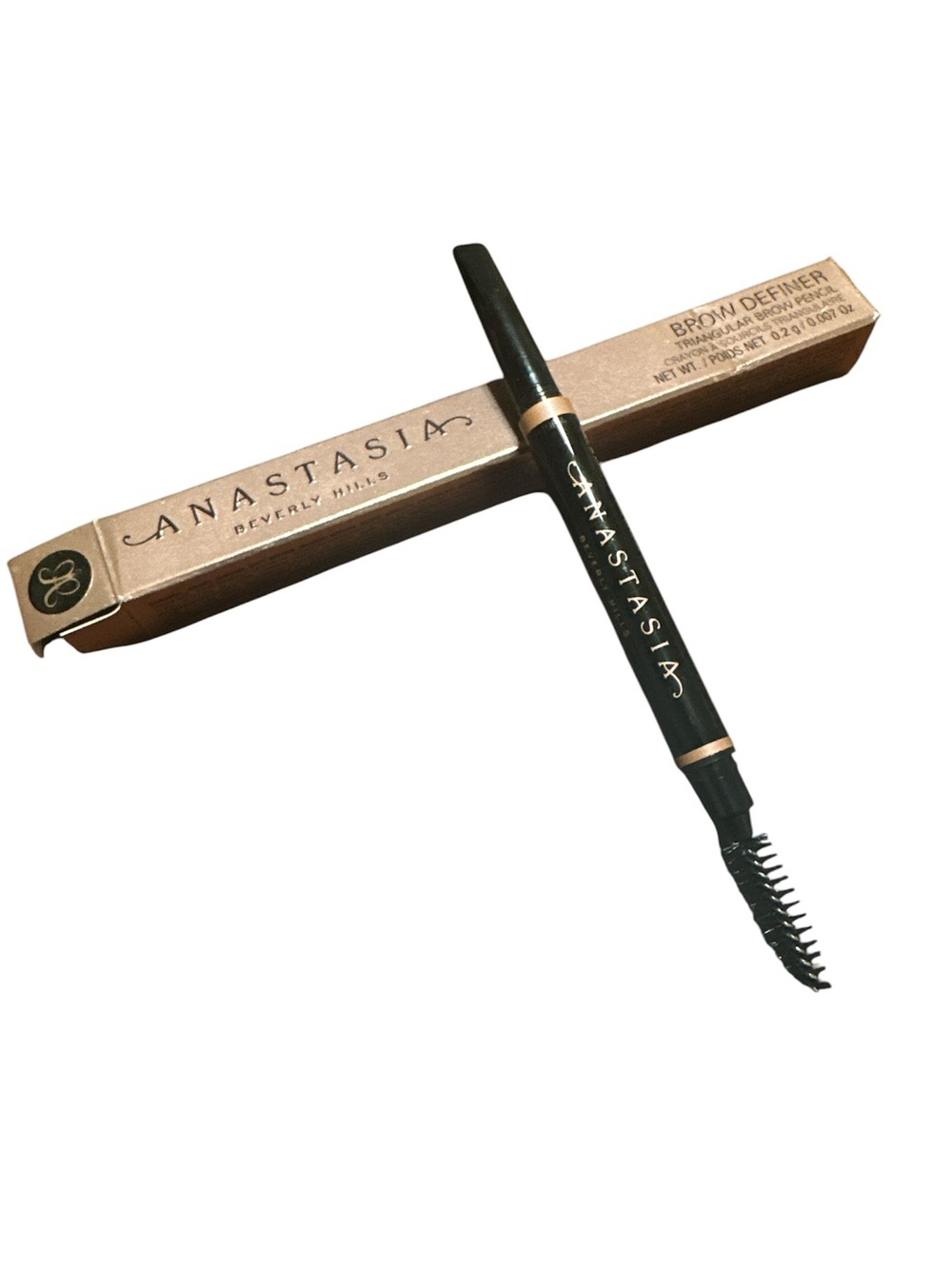 Anastasia Beverly Hills Brow Pencil with Spoolie - Black and Gold